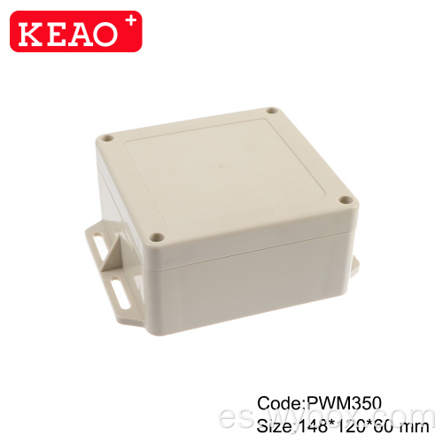 Caja de plástico eléctrico con caja de conexiones de puerta con terminales caja de caja remota abs caja de montaje en pared PWM350